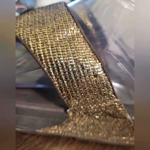 Fitflop Lulu Superglitz Gold Thong Sandals, Size 11 - Picture 7 of 12